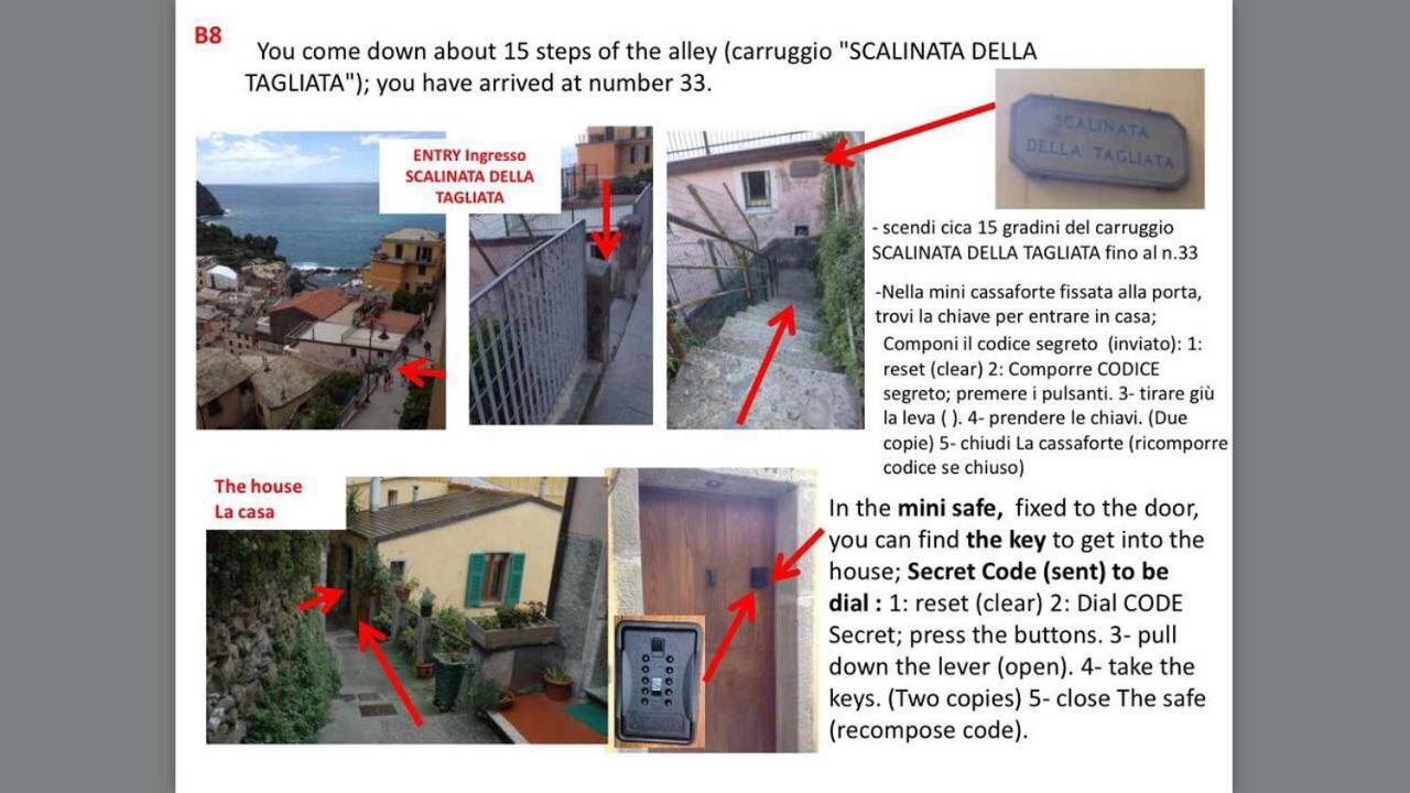 Appartamento Chic Riomaggiore 5 Terre エクステリア 写真